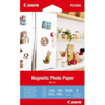 Etui de 5 feuilles papier photo MG-101 10x15 cm Magnetique
