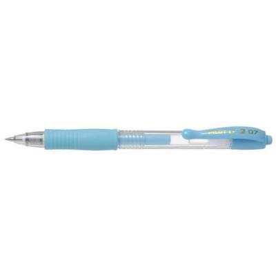 Stylo bille à encre gel G2 07, bleu pastel