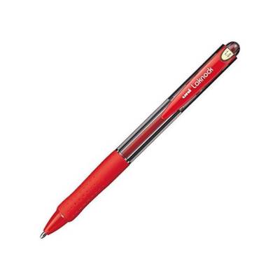 Stylo bille Laknock SN100/14 Rétractable Grip Pointe Large 1,4mm Rouge