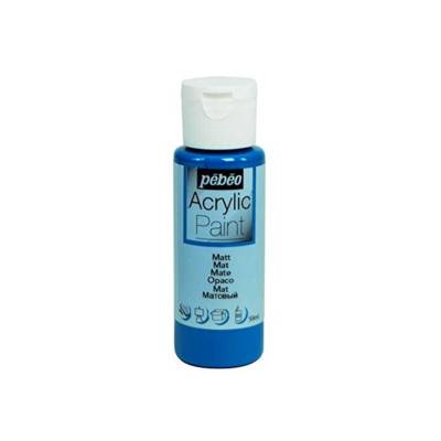 Flacon 5ml Peinture ACRYLIC PAINT Mat Bleu Canard - PÉBÉO