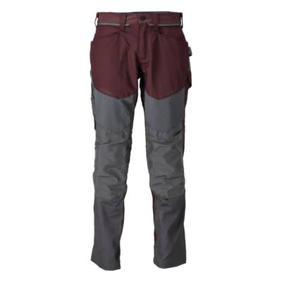 Pantalon de travail avec poches genouillères MASCOT Customized - 22479-230-Bordeaux-90-56