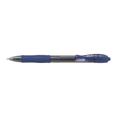 Stylo roller à encre gel G-2 pointe large 1mm bleu - Pilot