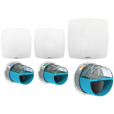 Pack 3 Kits e-Twist&Go Hygrogenius Cuisine + Salle de bain + Wc + Bouches Line - ATLANTIC - 526288 - Maxoutil