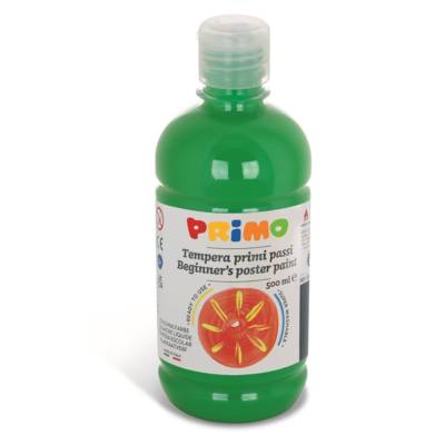Gouache Ready-Mix Premier Pas 500 ml Flacon avec Bouchon Flux Control Vert brillant 610 - PRIMO