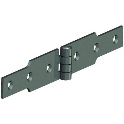 Charnière à congé 1014 MONIN  - acier zingué bichromaté - 35 x 220 mm - 427180 - Maxoutil