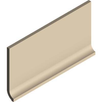 Plinthe à gorge UNI - 10 x 20 cm - beige ivory - Gedimat - VITRA