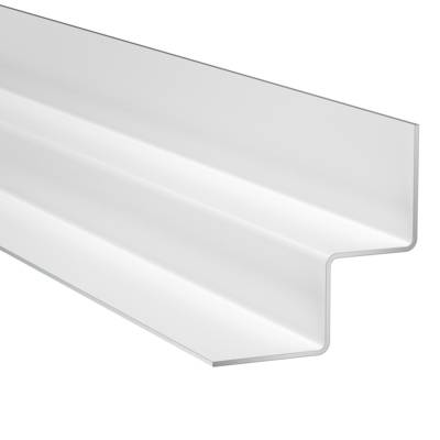 Profilé d'angle intérieur alu blanc arctique - Gedimat