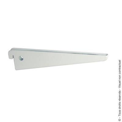 Console double blanc entraxe 32mm - Gedimat - AFBAT