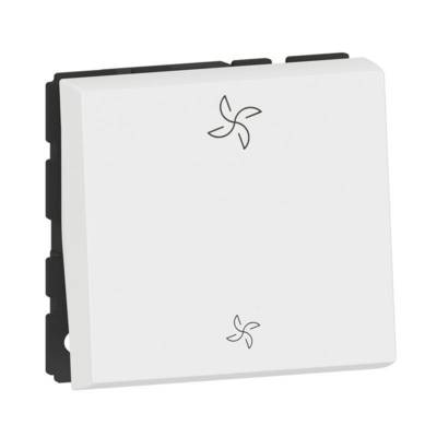 Commande pour VMC MOSAIC 2 modules blanc - Gedimat - LEGRAND
