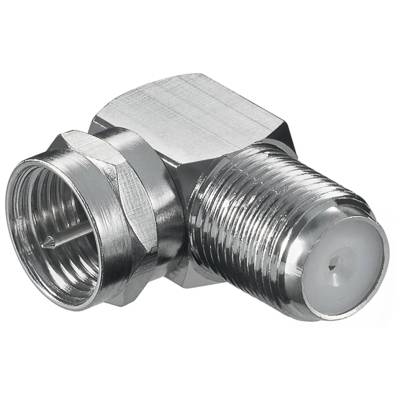 Adaptateur Métal Type F Mâle Femelle Coudé Angle 90°