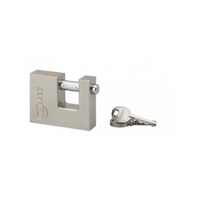 Cadenas LAND 70mm anse acier chromé 3 clés - Gedimat - THIRARD