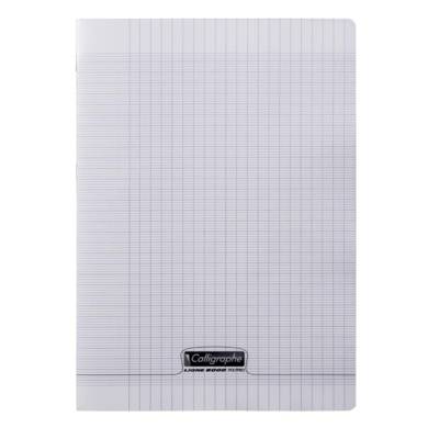 Cahier piqué 8000 POLYPRO A4 48 pages Grands carreaux 90 g - Incolore