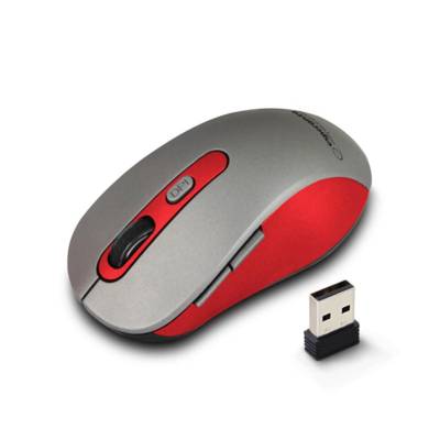 Souris Optique Sans Fil ADARA 2.4GHZ 6D USB Rouge