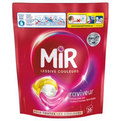 Lessive capsule Couleurs Doypack x20