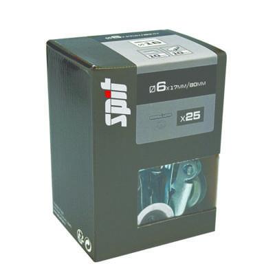 Piton bascule D6x60mm+rosace - Gedimat - SPIT