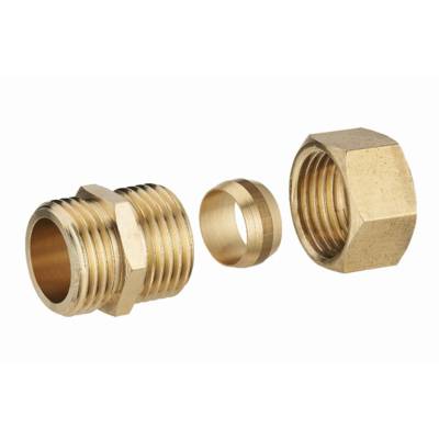 Raccord laiton bicone mâle M3/4' (20x27) pour tube cuivre NOYON & THIEBAULT - Ø 16 mm - 412-2016L1