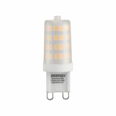 Ampoule led tube clair G9 3W 2700K 300LM - Gedimat - DEBFLEX