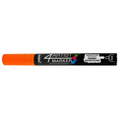 Marqueur peinture 4ARTIST pointe ogive 4mm orange - PÉBÉO