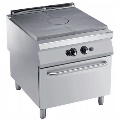 Fourneau double plaque coup de feu sur four elec GN2/1 - T-B909.PEC800.FE