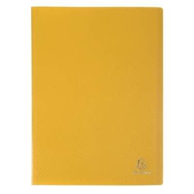 Protège-documents en polypropylène souple OPAK 120 vues - A4 - Jaune