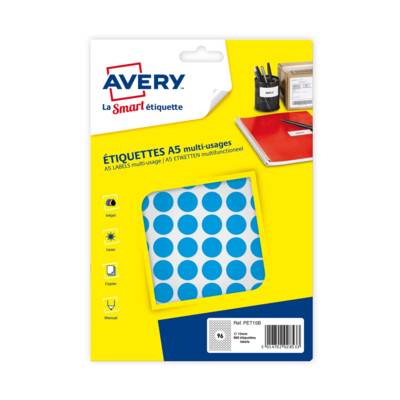 Sachet de 960 pastilles Diam 15 Bleues