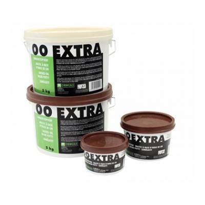 Mastic à l'huile de lin OO Extra DL CHEMICALS pour vitrierie - Beige/blanc 1kg - 1100002N772024