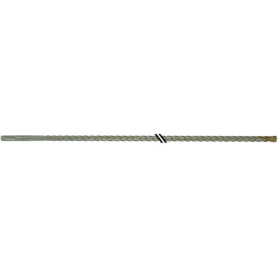 Foret bétons 2 taillants SPEEDER2 Pointe de centrage Quadruple goujures SDS+ 10x460MM - TIVOLY - 10931431000 - Maxoutil