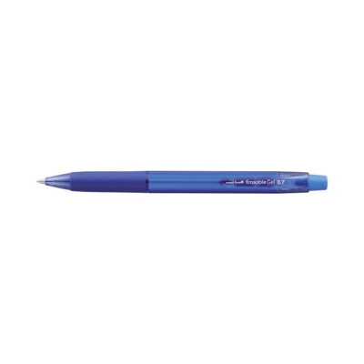Roller Erasable Gel RT effaçable pointe moyenne Rétractable Bleu - Uni-Ball