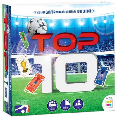 Jeu de Cartes Football Top 10 - WDK