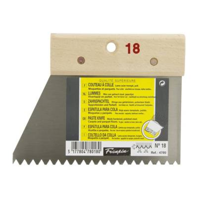 Peigne à colle pour moquettes et parquets - Gedimat