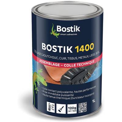 Colle contact liquide 1400 - boite de 1l - Gedimat - BOSTIK