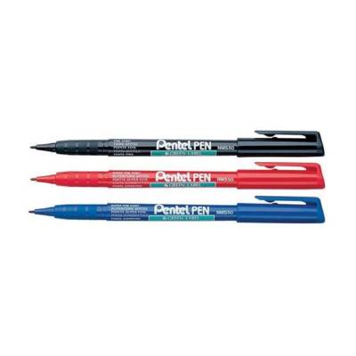 Marqueur permanent GREEN-LABEL NMS50, rouge - PENTEL