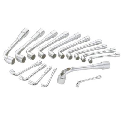 Jeu 16 clés a pipe débouchée 6/12 pans 8 a 24 mm SAM - 93SDJ16 - Maxoutil