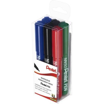 Pochette de 6 Marqueurs permanents NN50 - PENTEL