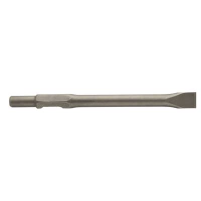 Burin plat attachement hexagonal 30mm extrémité cylindrique 24x55mm - Gedimat - DIAGER