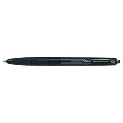 Stylo Bille Rétractable SUPER GRIP G Pointe Moyenne Noir - PILOT