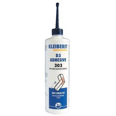 Colle vinylique D3/D4 KLEIBERIT 303.0 - flacon 0,5kg - 303.0.8101 - KLEIBERIT CHIMIE SARL