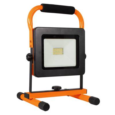 Projecteur LED de chantier rechargeable sur Pied 20W 1800lm IP54 - Gedimat - TIBELEC