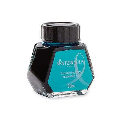Flacon d'Encre 50 ml pour Stylo-plume Bleu inspiration - WATERMAN