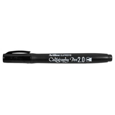 Marqueur Supreme Calligraphy Pen pointe 2 mm coloris noir