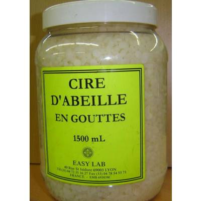 Cire d'abeille en gouttes EASY LAB Pot de 1500ml - Maxoutil