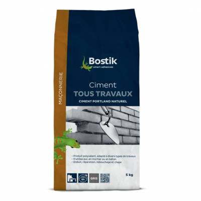 Ciment tous travaux gris - Gedimat - BOSTIK