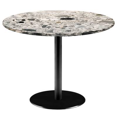 Table pied noir Ø120cm cepp - intérieur - RestooTab