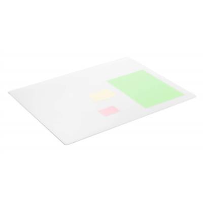 Sous-main antidérapant en polypropylène transparent 65 x 50 cm