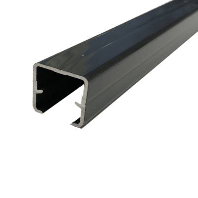 Profil U encadrement alu gris 10 mm PC - 2 m - Gedimat - DHAZE
