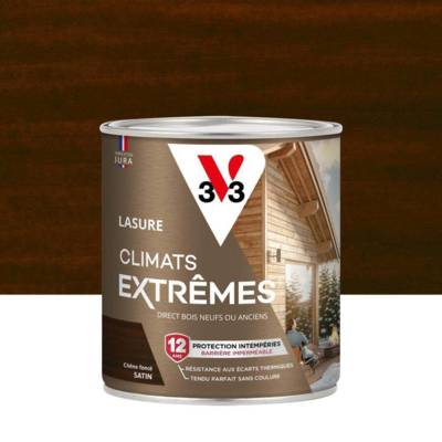 Lasure haute protection chêne foncé - Gedimat - V33