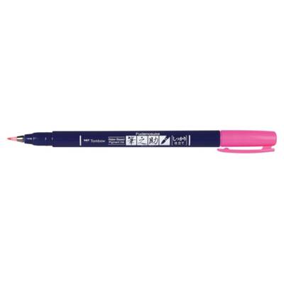Feutre Dessin et Calligraphie Pointe Brush Fudenosuke néon rose - TOMBOW