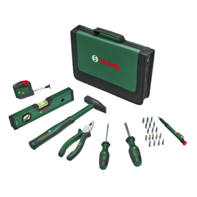 Set d'outils à main "Universal" 25 pièces - BOSCH - 1600A0275J - BOSCH Vert