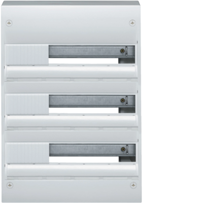Tableau électrique Gamma+ 18, 3 rangées, 18 Modules, Quickfix - HAGER - GD318A - AURELEC