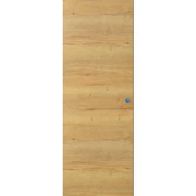 Porte coulissante alvéolaire COME décor chêne authentique - 204 x 73 cm - tire - Gedimat - SIFISA